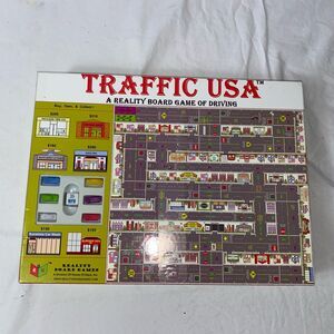 Vintage TRAFFIC USA ~ A Reality Board Game Of Driving Ages 8+ family game night